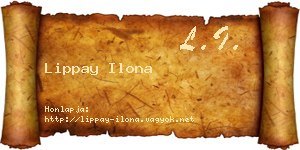 Lippay Ilona névjegykártya